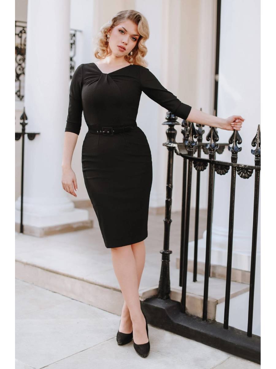 Zoe Vine Pencilkleid Holly Dress schwarz Zoe Vine Pencilkleid Holly Dress schwarz