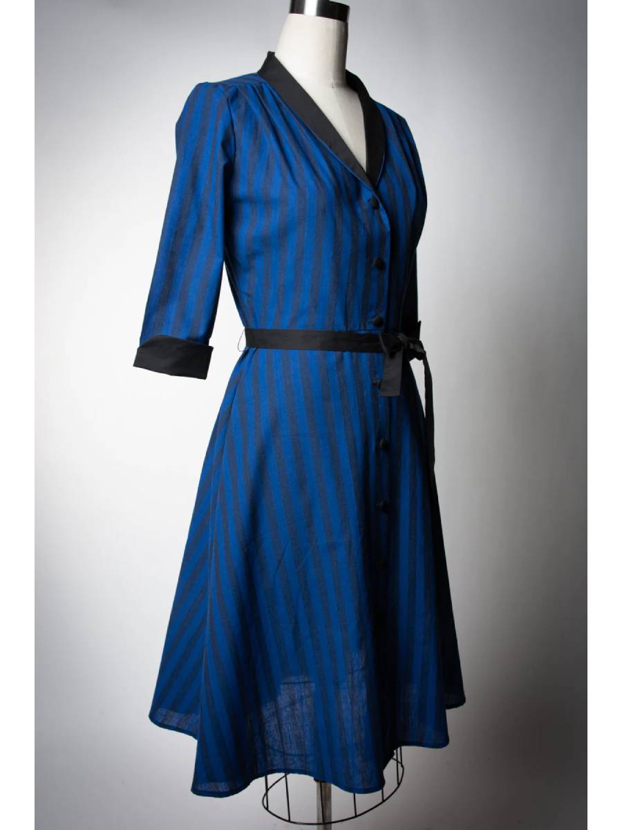 Heart of Haute Kleid Lucille Royal Stripe