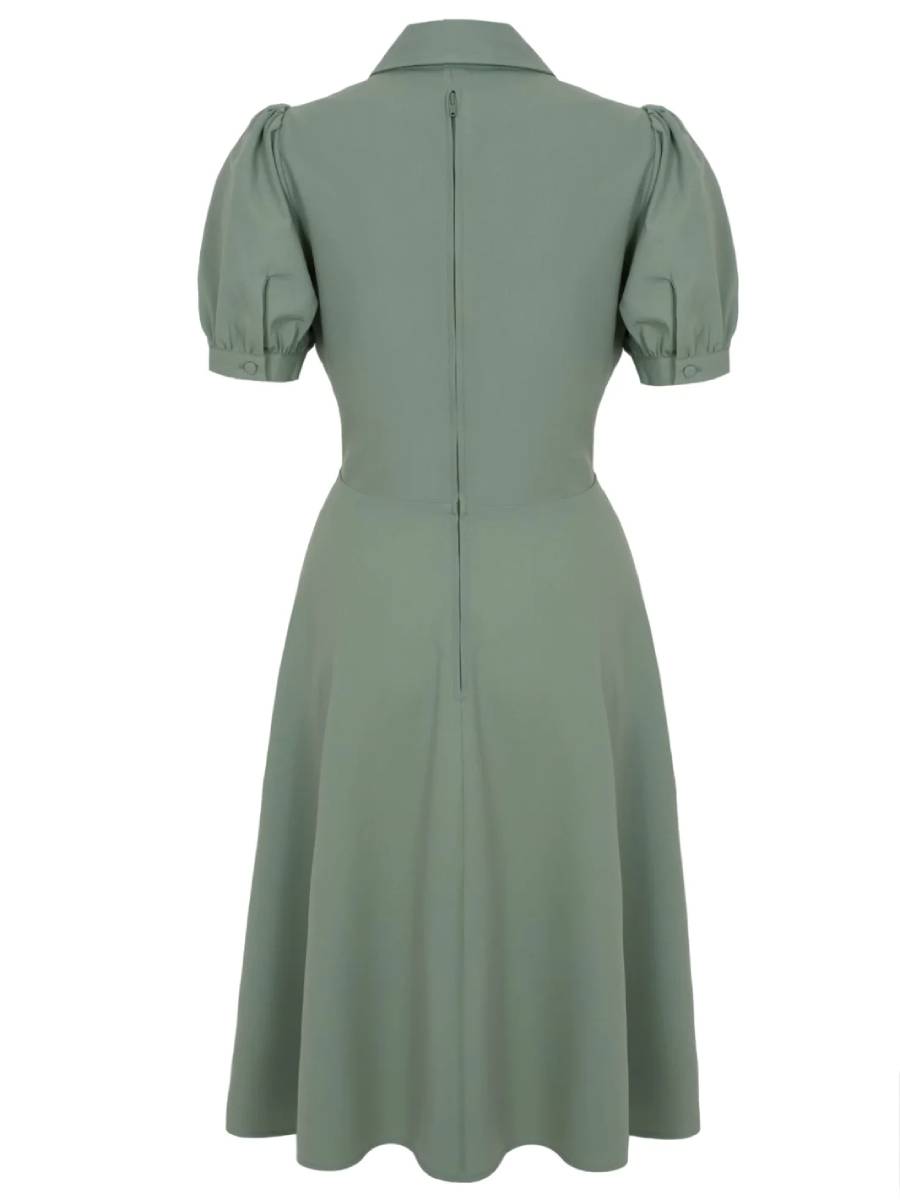Hell Bunny Maddy Dress Green