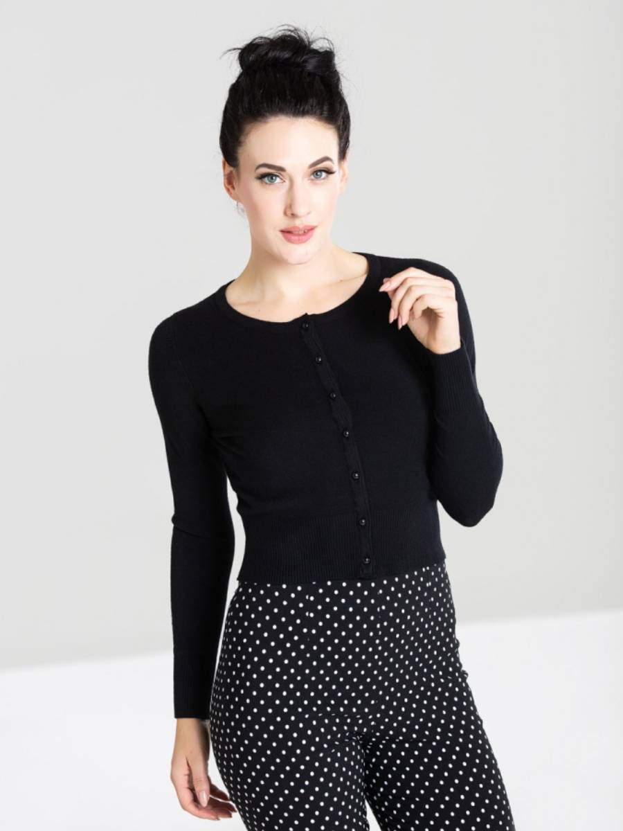 Hell Bunny Paloma Cardigan Black