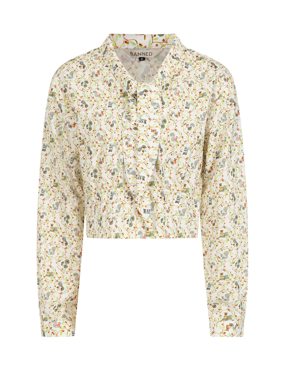 Banned Cherry Squirrel Blouse
