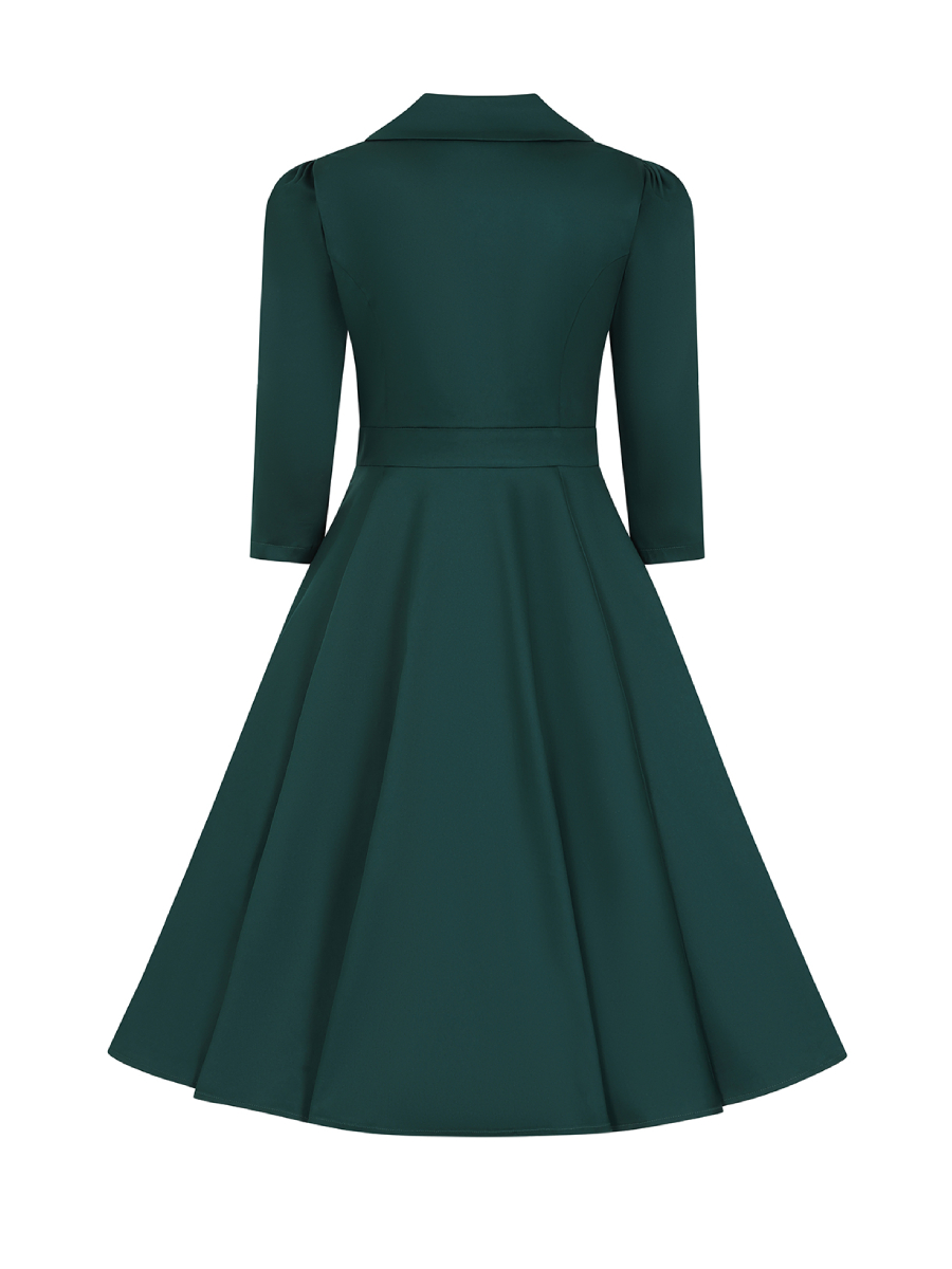 Hearts and Roses Kleid Alyssa Swing Dress dunkelgrün