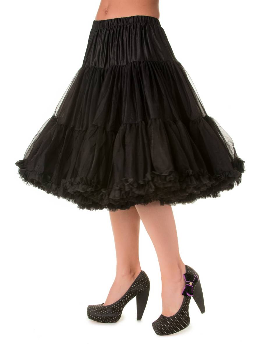 Banned Lifeforms Petticoat 66 cm schwarz 26 inch