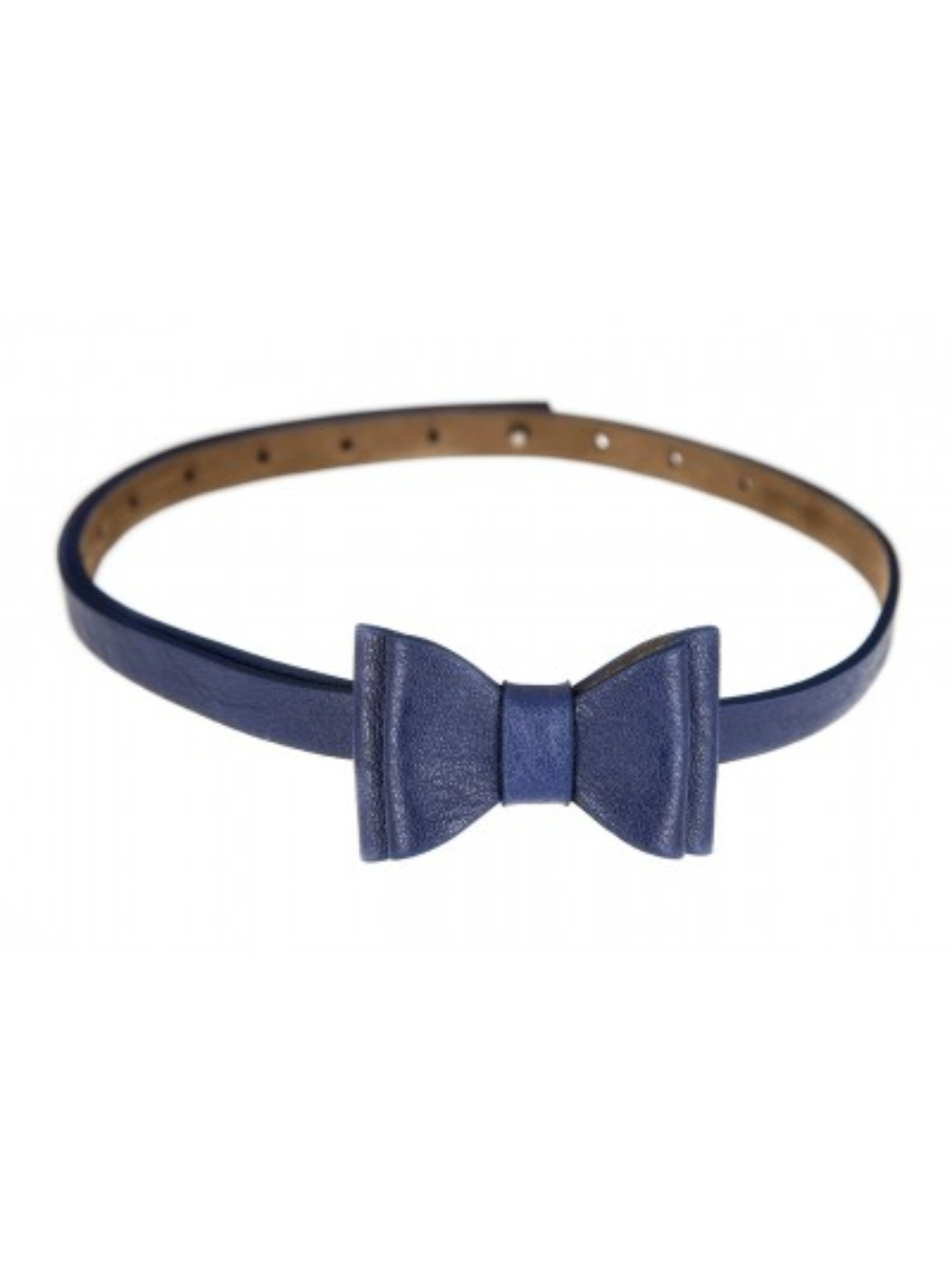 Tatyana Gürtel Big Bow Belt blau