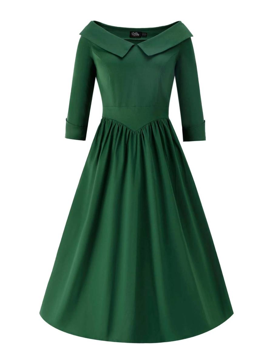 Dolly & Dotty Kleid Ruth Swing Dress grün