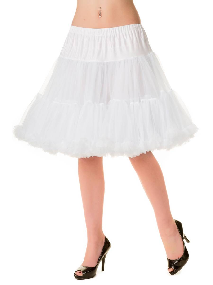 Banned Walkabout Petticoat 20 inch white