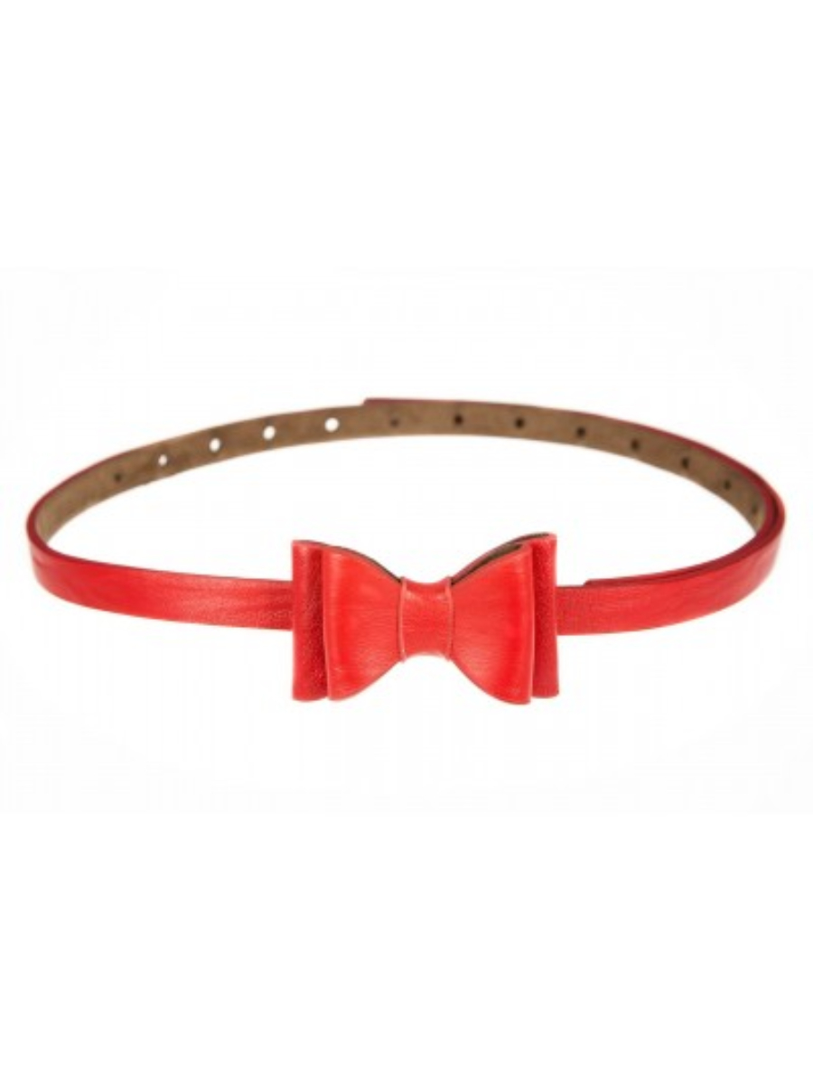 Tatyana Gürtel Big Bow Belt rot