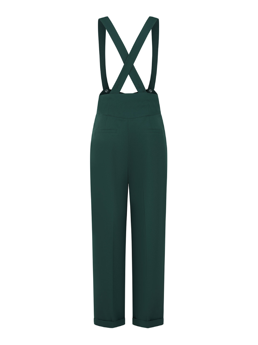 Banned Marlenehose Her Favourites Trouser dunkelgrün