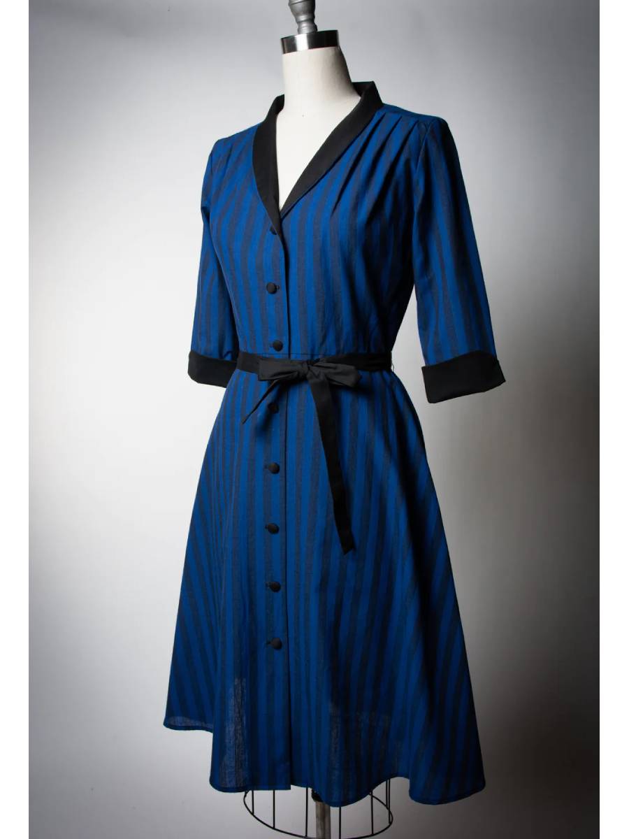 Heart of Haute Kleid Lucille Royal Stripe