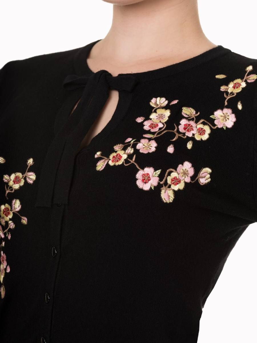 Banned Last Dance Cardigan Kirschblüten