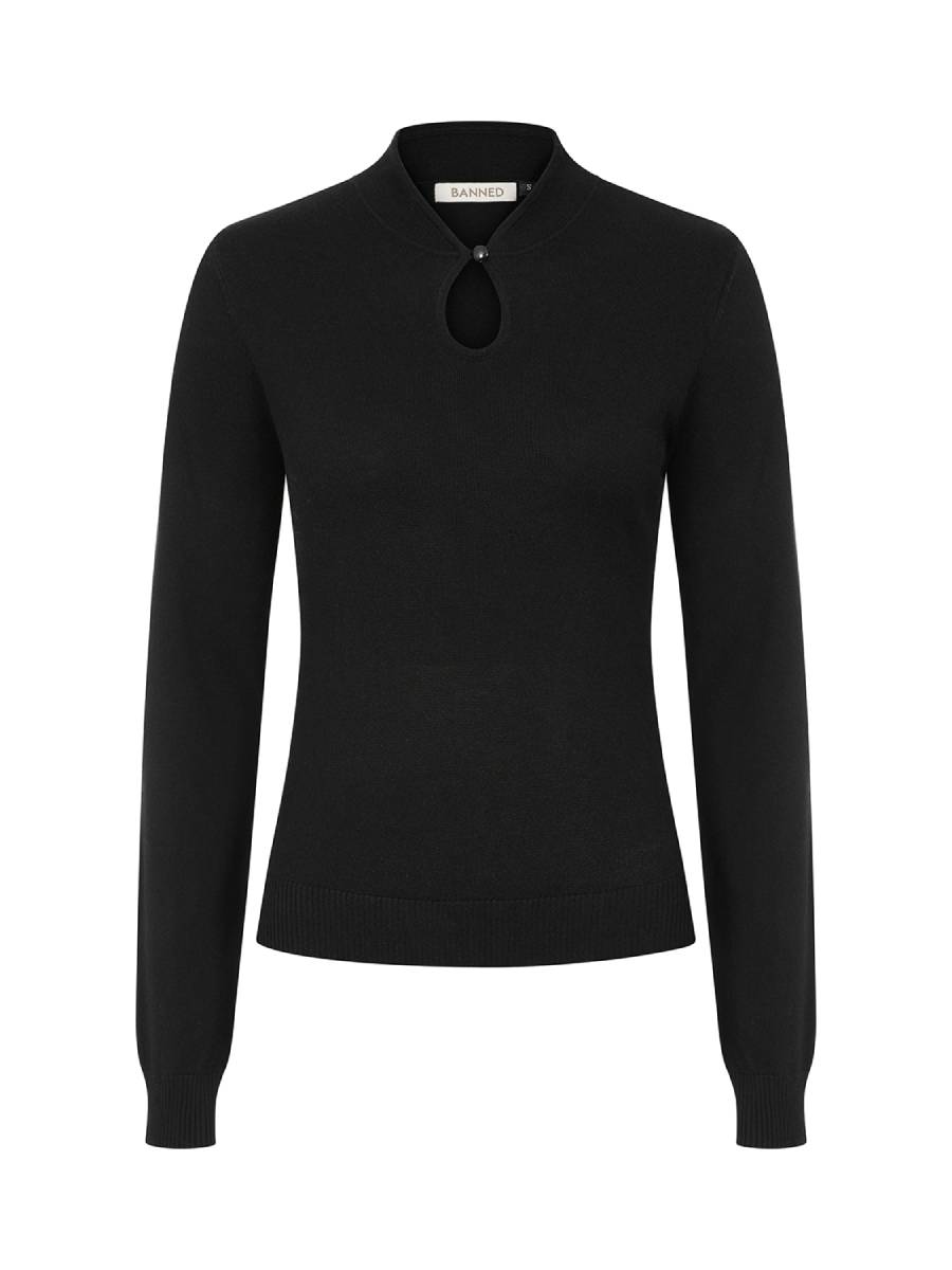 Banned Pullover Mara Jumper schwarz