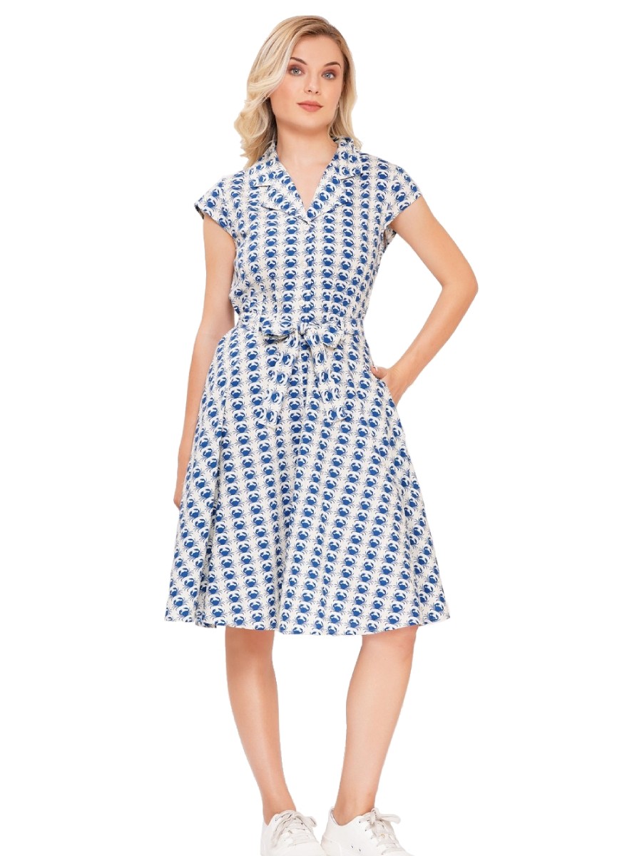 Circus Kleid Ava Dress Blue Crab