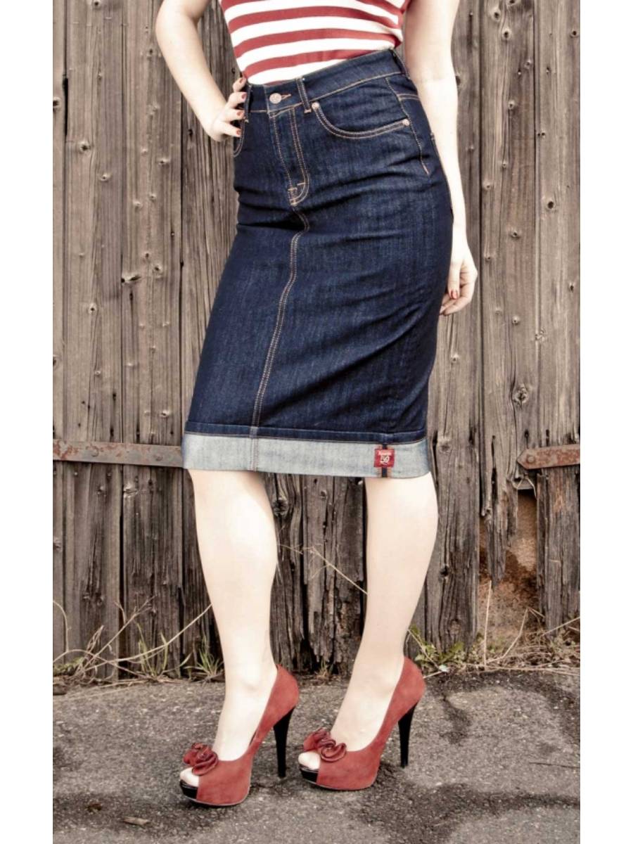 Rumble 59 Perfect Jeans Pencil Skirt