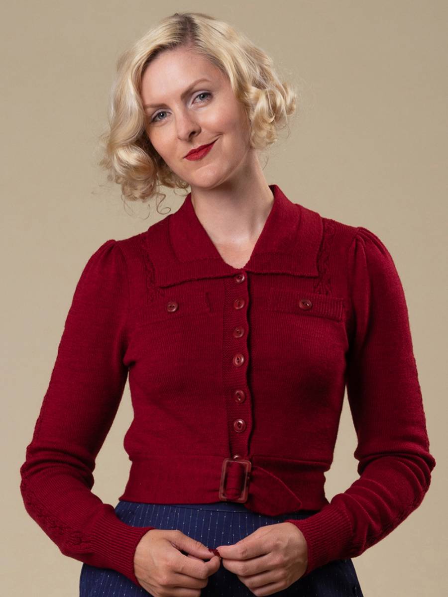 Emmy Catch me if you can Cardigan Burgundy weinrot