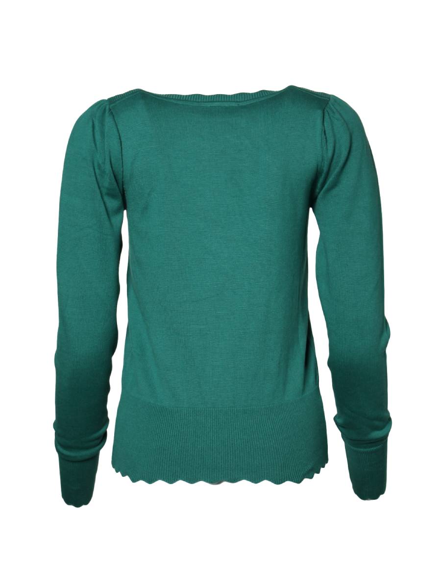 Circus Pullover dunkelgrün