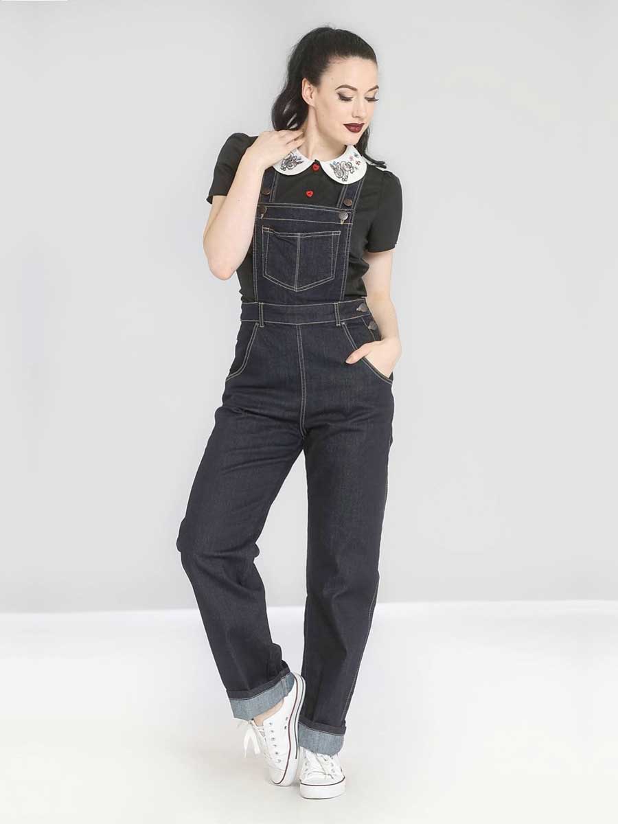 Hell Bunny Jeans Latzhose Elly May Dungarees