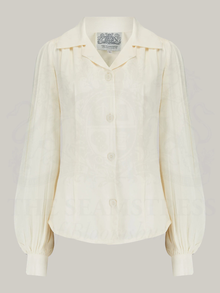 seamstress-of-bloomsbury-poppy-blouse-cream-01-web Seamstress of Bloomsbury Bluse Poppy Blouse Cream