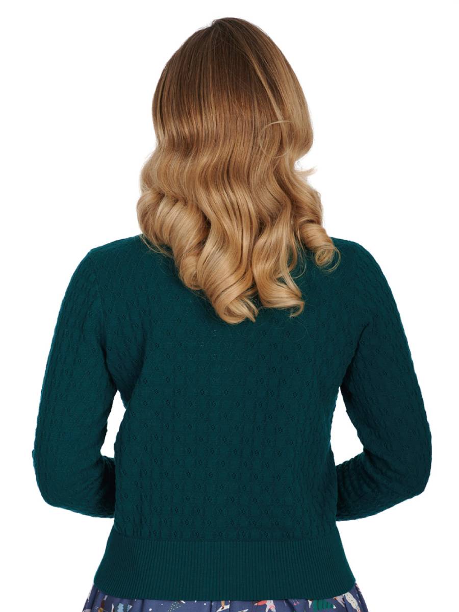 Banned Katie Cardigan dunkelgrün