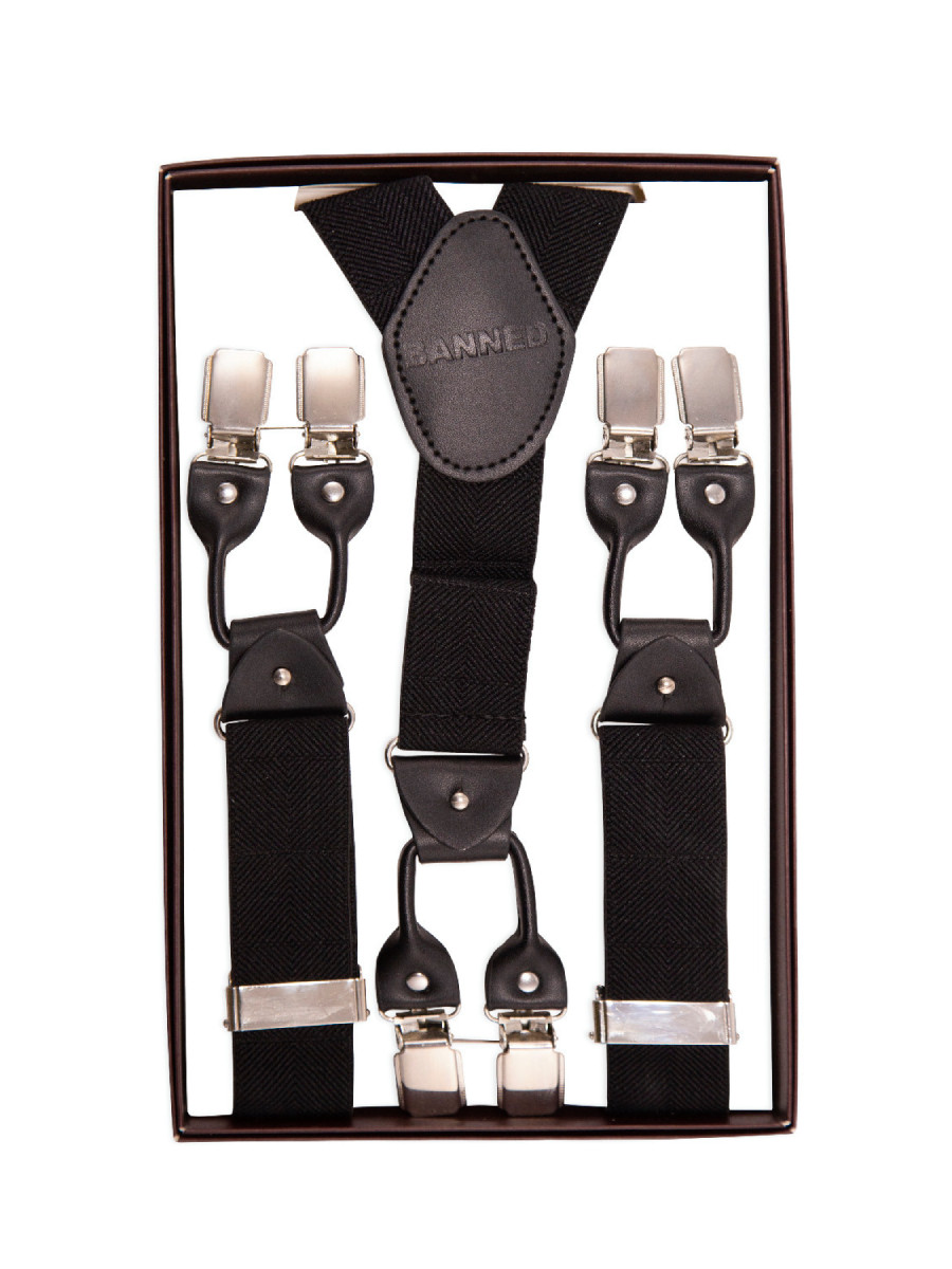 Banned Jefferson Braces Black