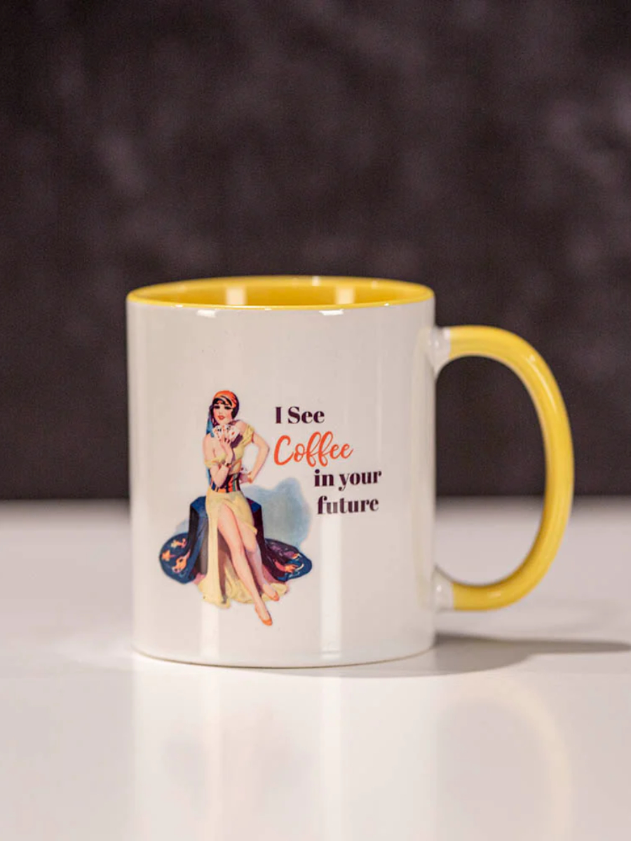 Pinup-Kaffeetasse I See Coffee in Your Future