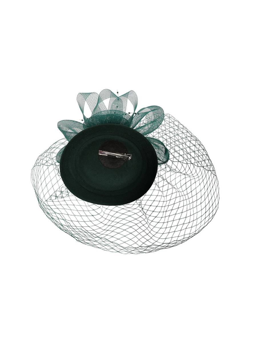 Banned Fascinator Royal Bloom dunkelgrün