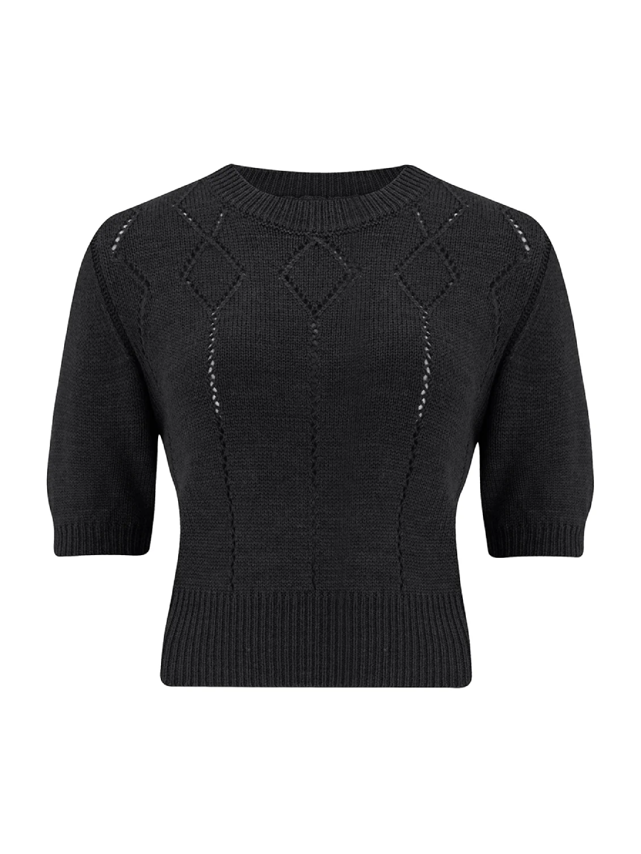 Rock'n'Romance Pullover Frances Jumper schwarz
