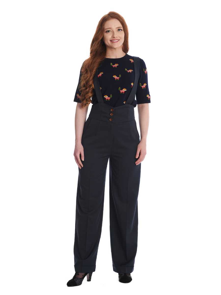 Banned Marlenehouse Her Favourites Trouser dunkelblau