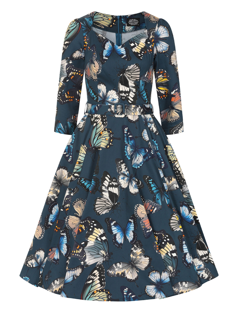 Hearts and Roses Bambi Butterfly Swing Dress