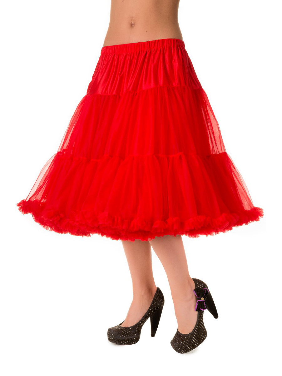 Banned Lifeforms Petticoat 26 inch red