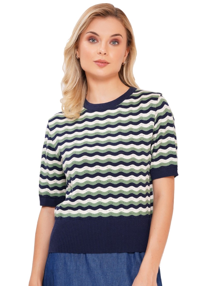 Circus Pullover Ripple Mood Indigo