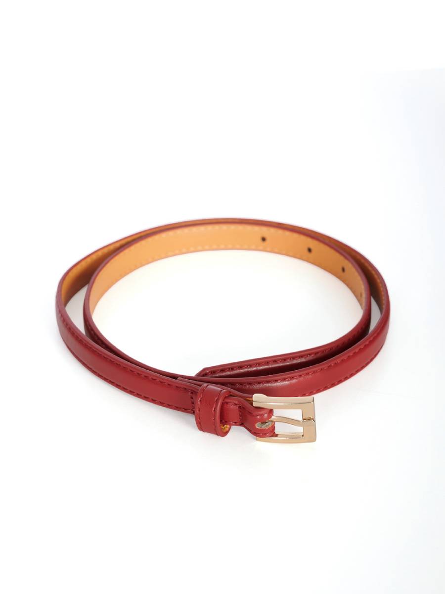 Banned Gürtel Rosalie Belt schmal weinrot Banned Gürtel Rosalie Belt schmal weinrot