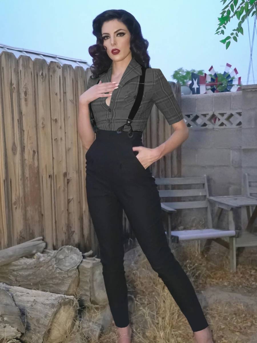 Rockin Bettie Whittier Trousers Black