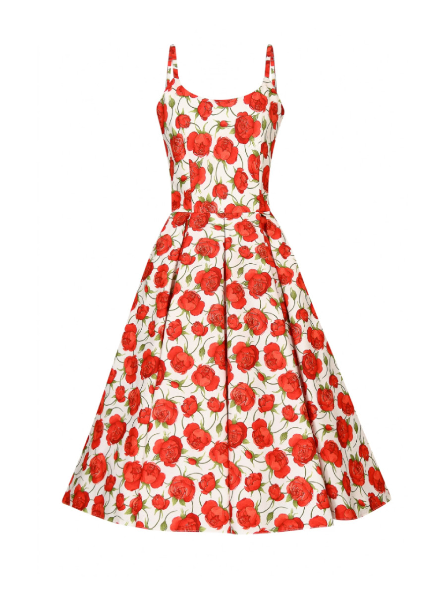 The Pretty Dress Company Kleid Priscilla Red Rose