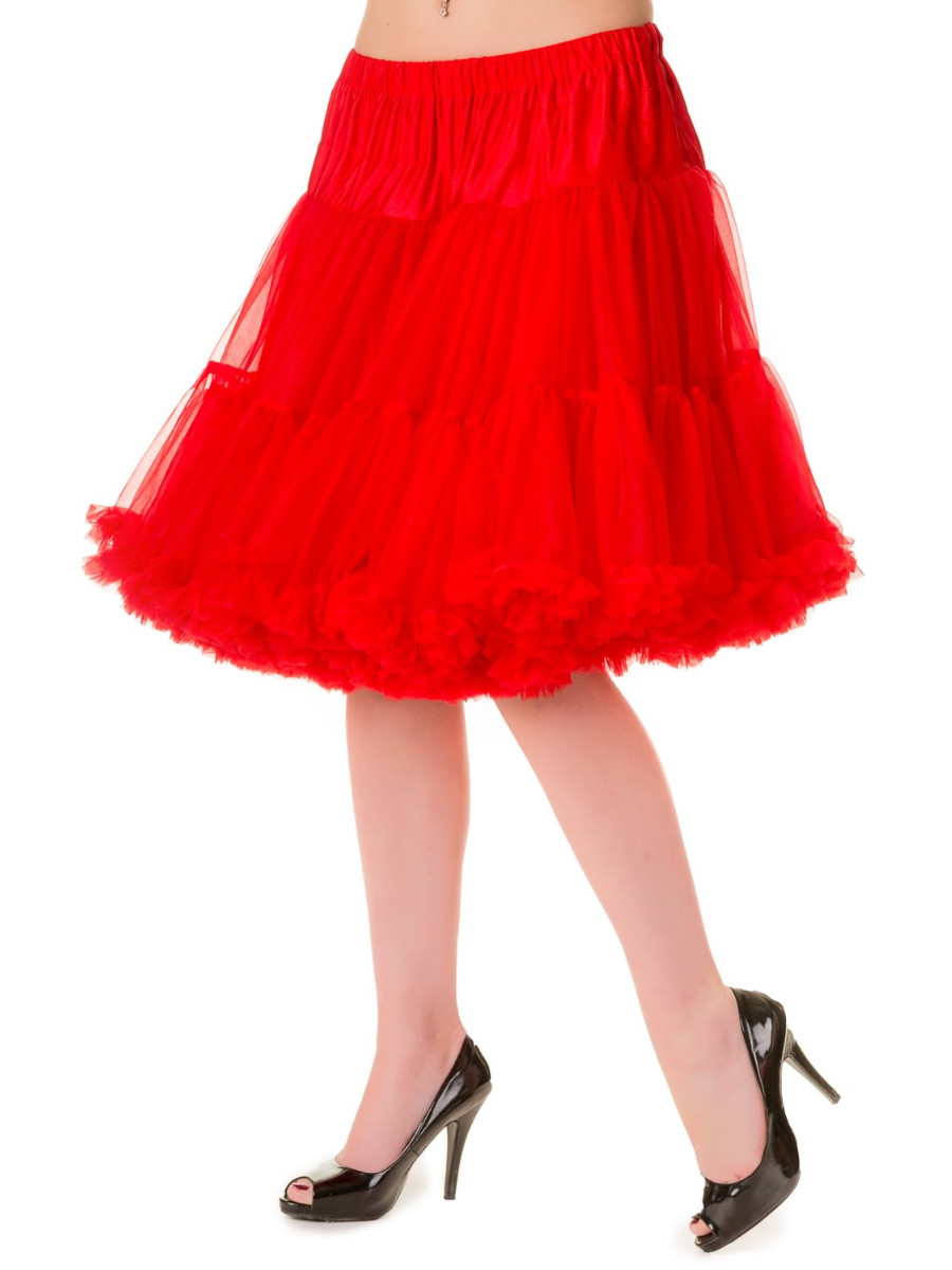 Banned Walkabout Petticoat 20 inch Red
