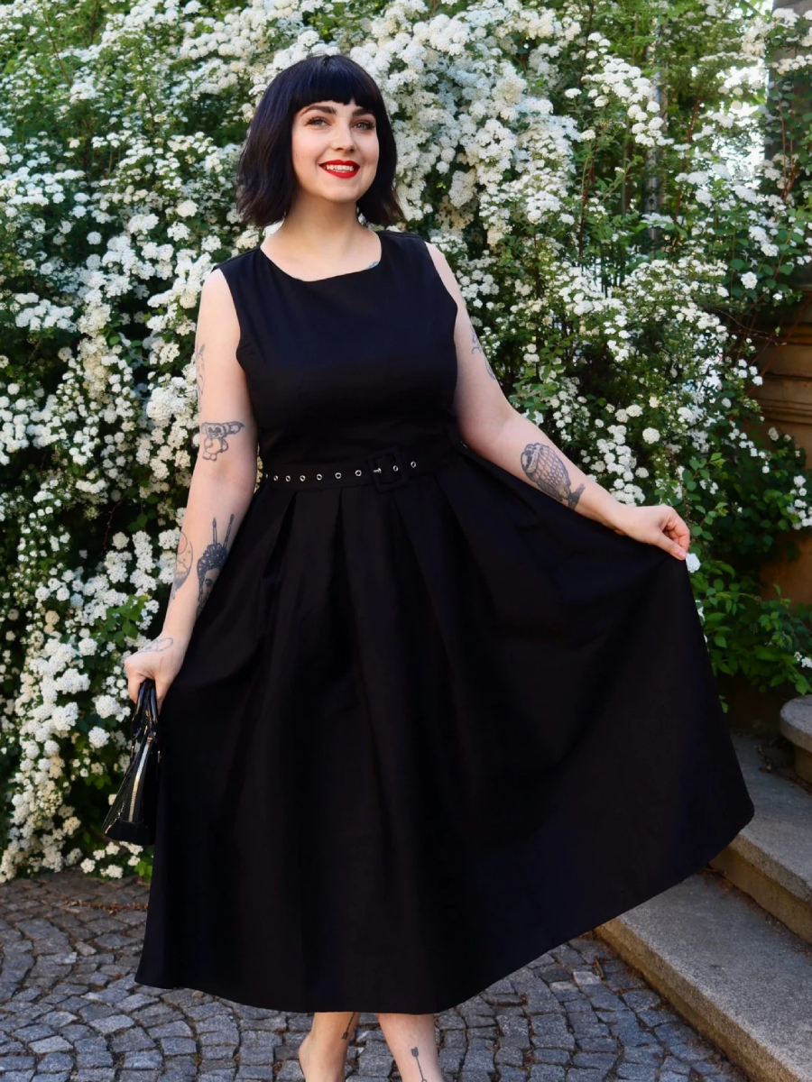 Dolly & Dotty Kleid Helen Swing Dress schwarz