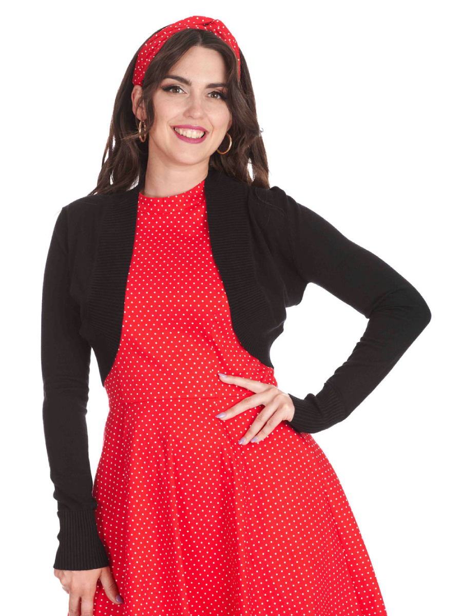 Banned Betty Bolero Black