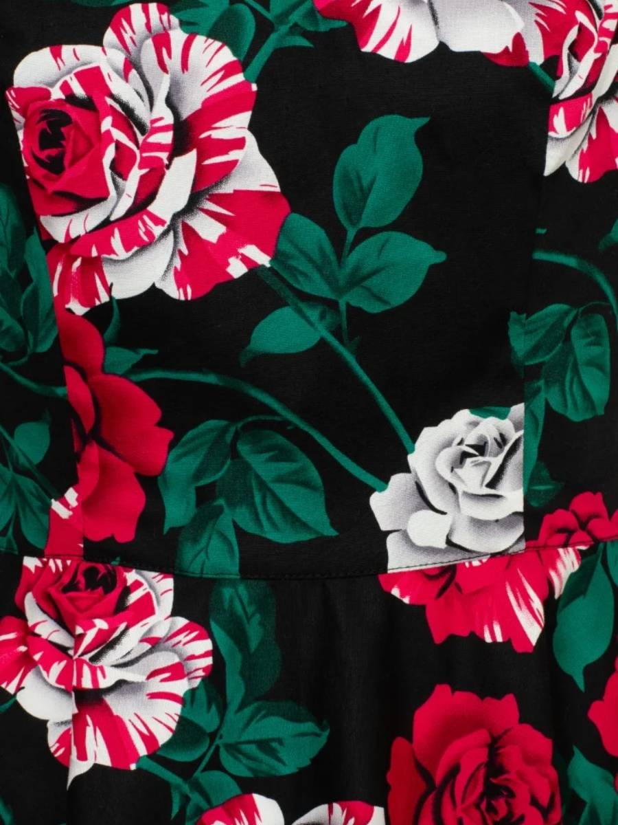 Hell Bunny Kleid Paint Me Roses Dress