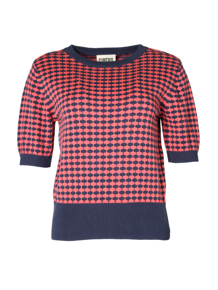 Circus 60s Jumper Navy Bubble