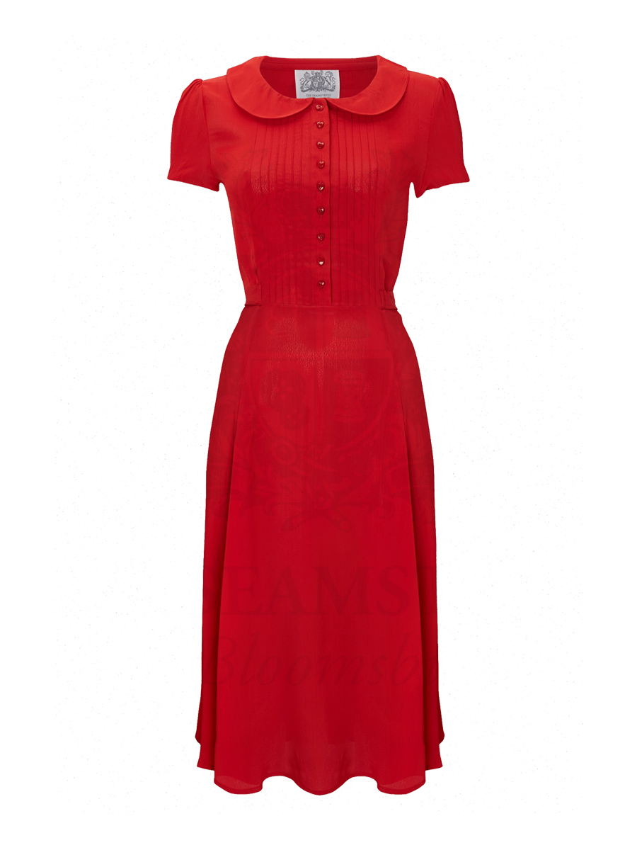 Seamstress of Bloomsbury Dorothy Dress Lipstick Red Seamstress of Bloomsbury Dorothy Dress Lipstick Red