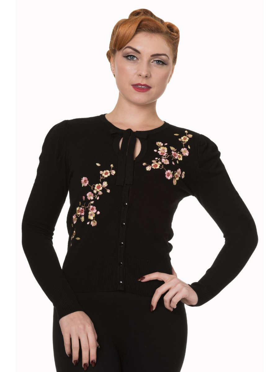 Banned Last Dance Cardigan Kirschblüten