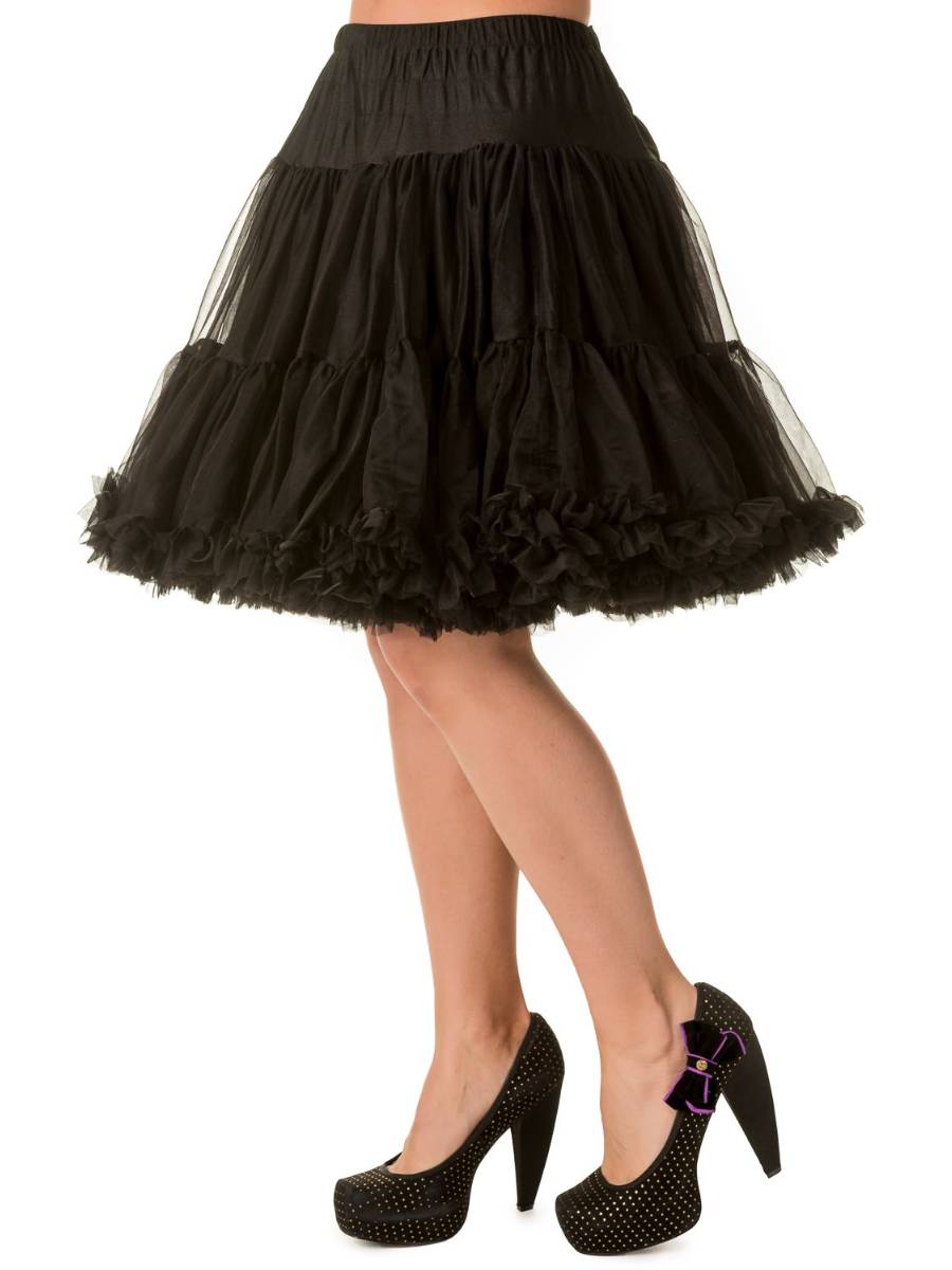 Banned Petticoat 50,8 cm schwarz 20 inch