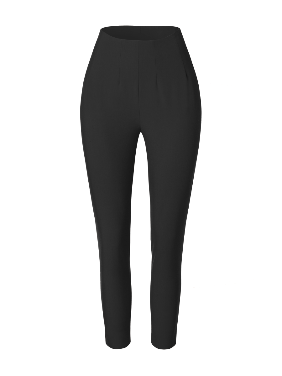 Glamour Bunny Donna Capris Black