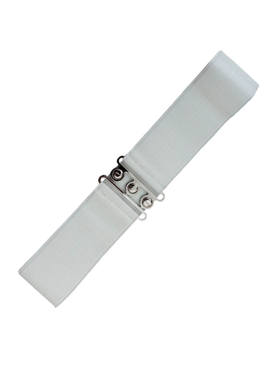 Banned Vintage Stretch Belt White