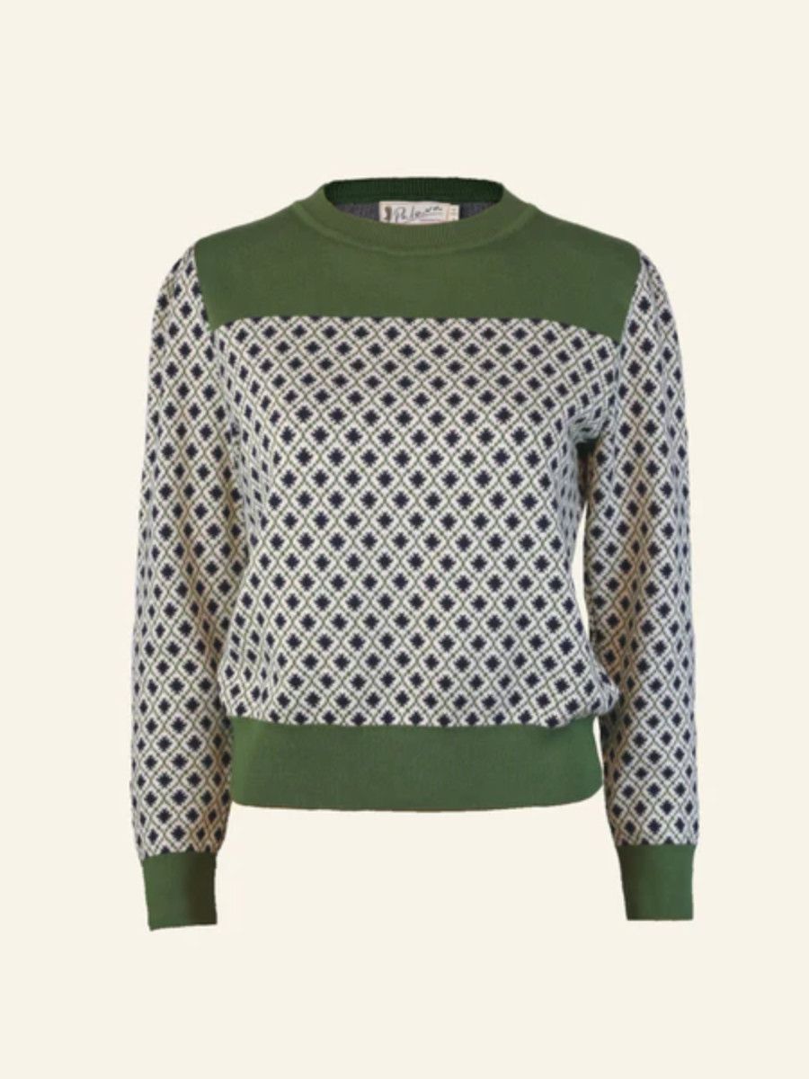 Peggy Top in Green Botanical Gardens from Palava
